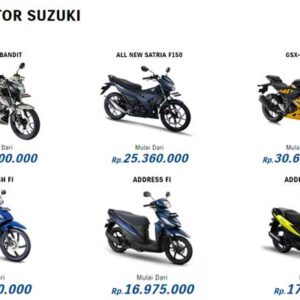 Harga Motor Suzuki 2020