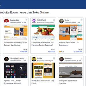 Jasa Pembuatan Toko Online