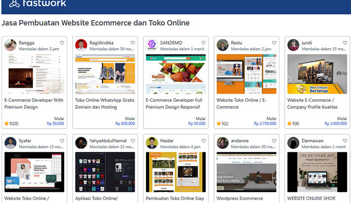 Jasa Pembuatan Toko Online