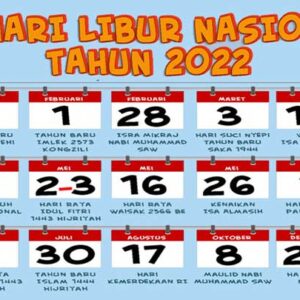 Tanggal Merah di Tahun 2022