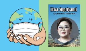 Liwa Supriyanti bersama Gunung Prisma
