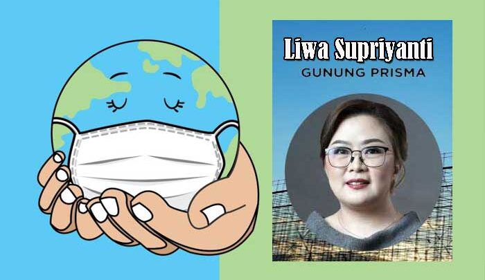 Liwa Supriyanti bersama Gunung Prisma