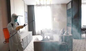 penyemprotan disinfektan